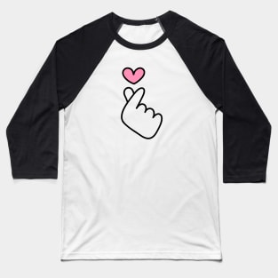 Finger Heart Baseball T-Shirt